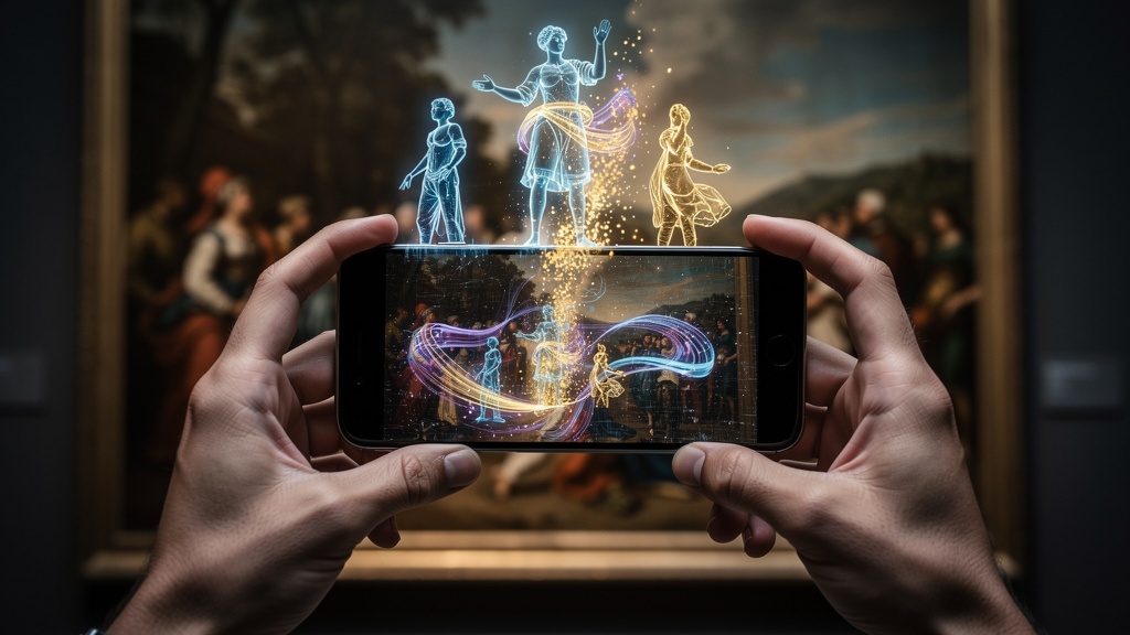 Realtà aumentata su opera d'arte